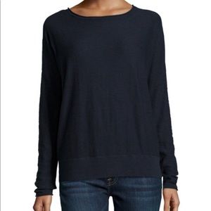 Vince Light Weight Long Sleeve Slub-knit Sweater